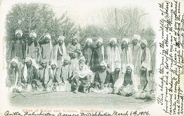 Khan of Kalat and Sirdars, Baluchistan