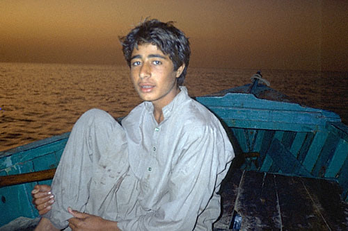 Young fisherman